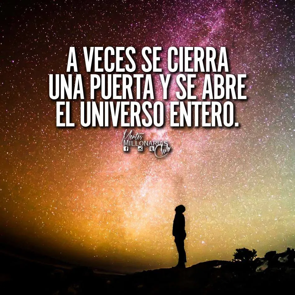 A veces se cierra una puerta. . .