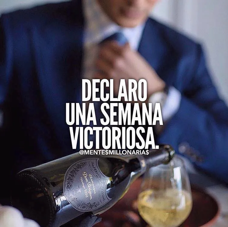 Declaro una semana victoriosa.
