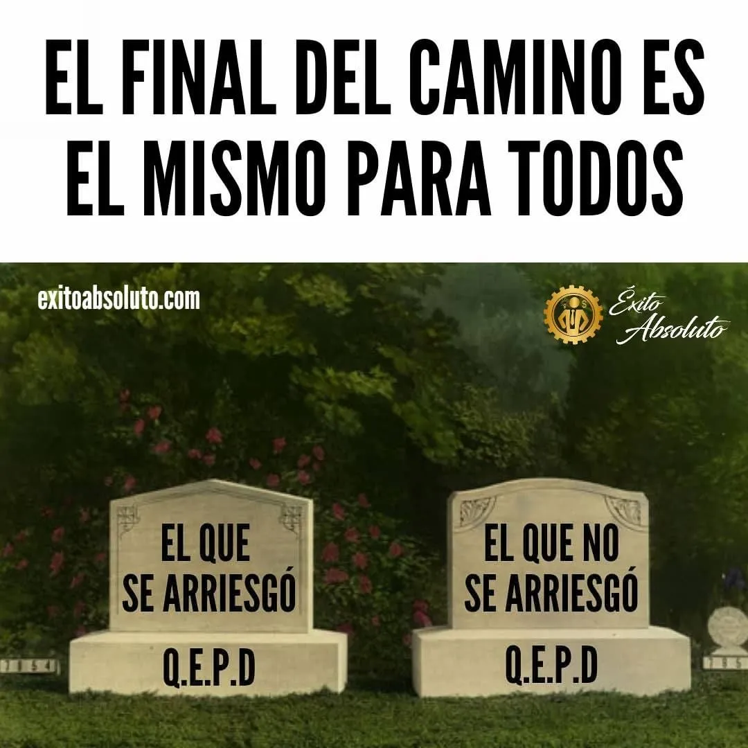 El final del camino es el mismo para todos.