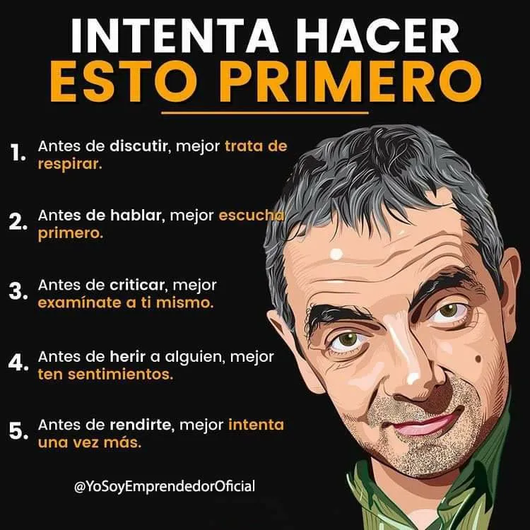 Antes de discutir, mejor trata de respirar.