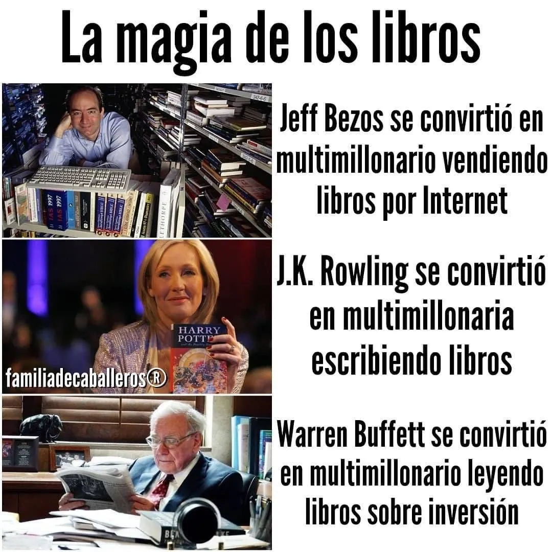 Jeff bezos se convirtió en multimillonario vendiendo libros por internet.