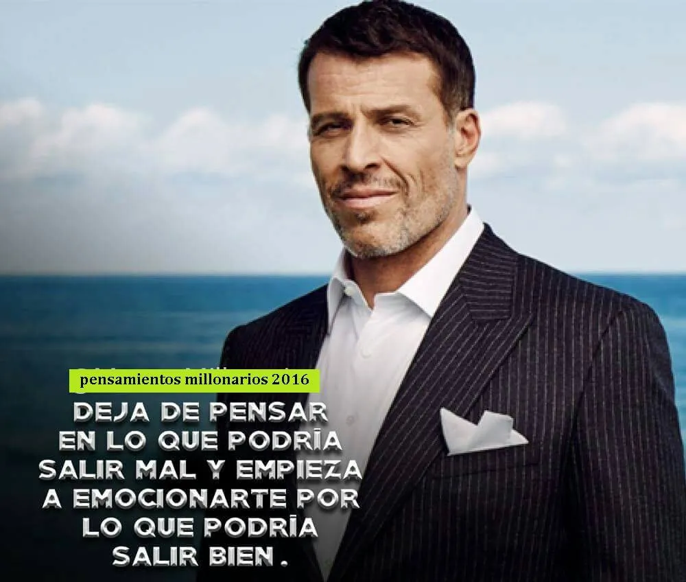 Deja de pensar en lo que podría salir mal.