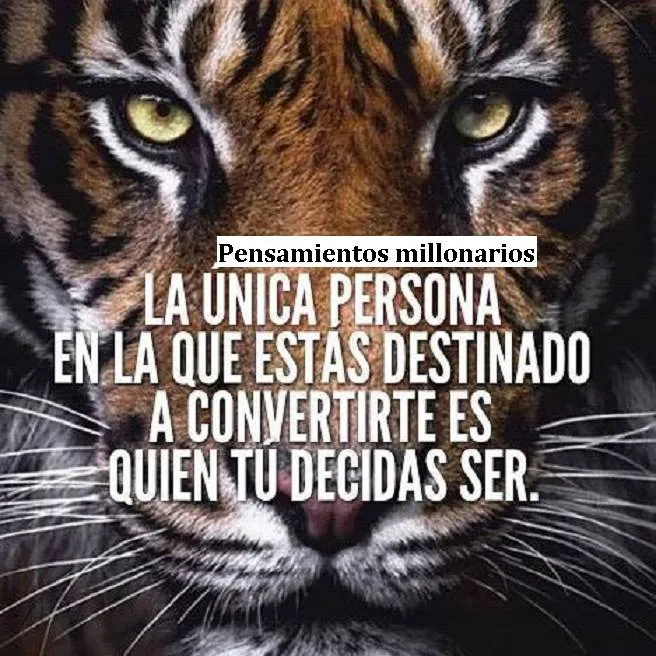 La única persona en la que estás destinado a convertirte es quien tú decidas ser.