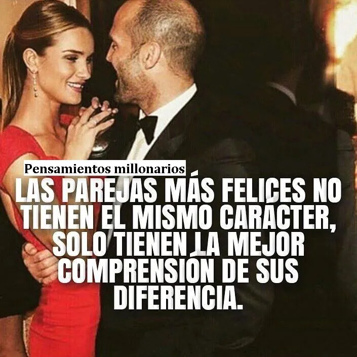 Las parejas más felices no tienen el mismo carácter.