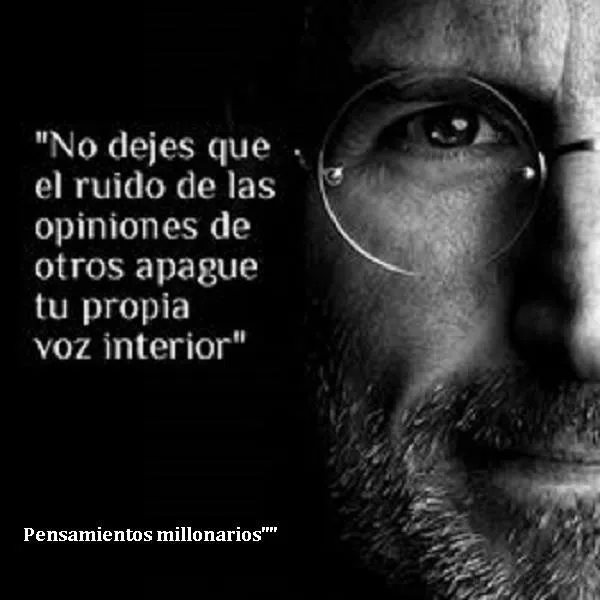 No dejes que el ruido de las opiniones de otros apague tu propia voz interior.