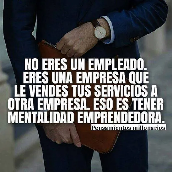 No eres un empleado, eres una empresa.