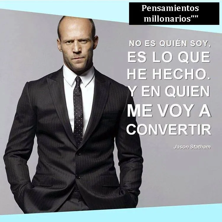 No es quién soy, es lo que he hecho.