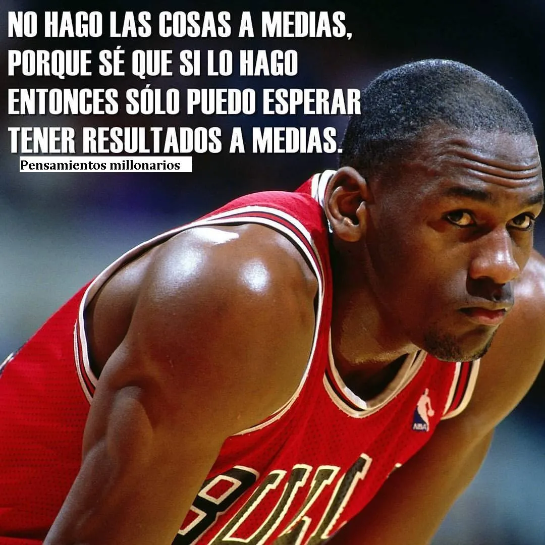 No hago las cosas a medias.