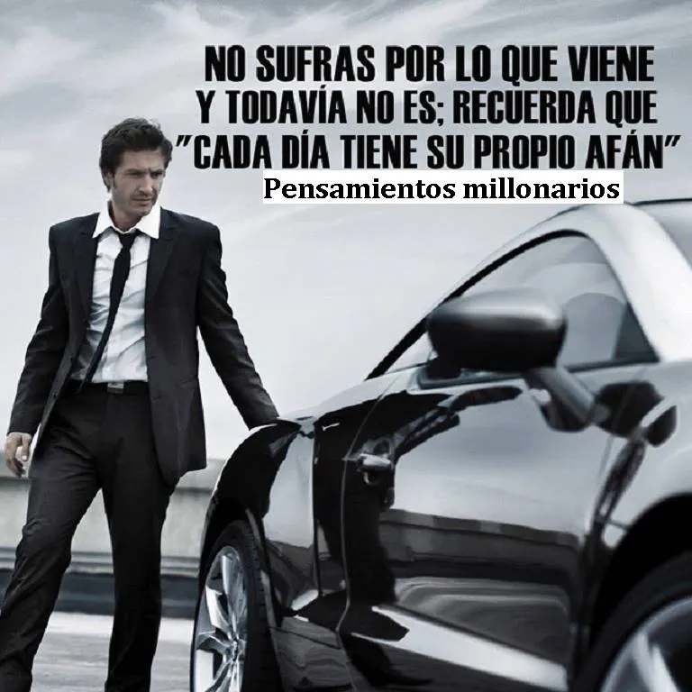 No sufras por lo que viene y todavía no es.