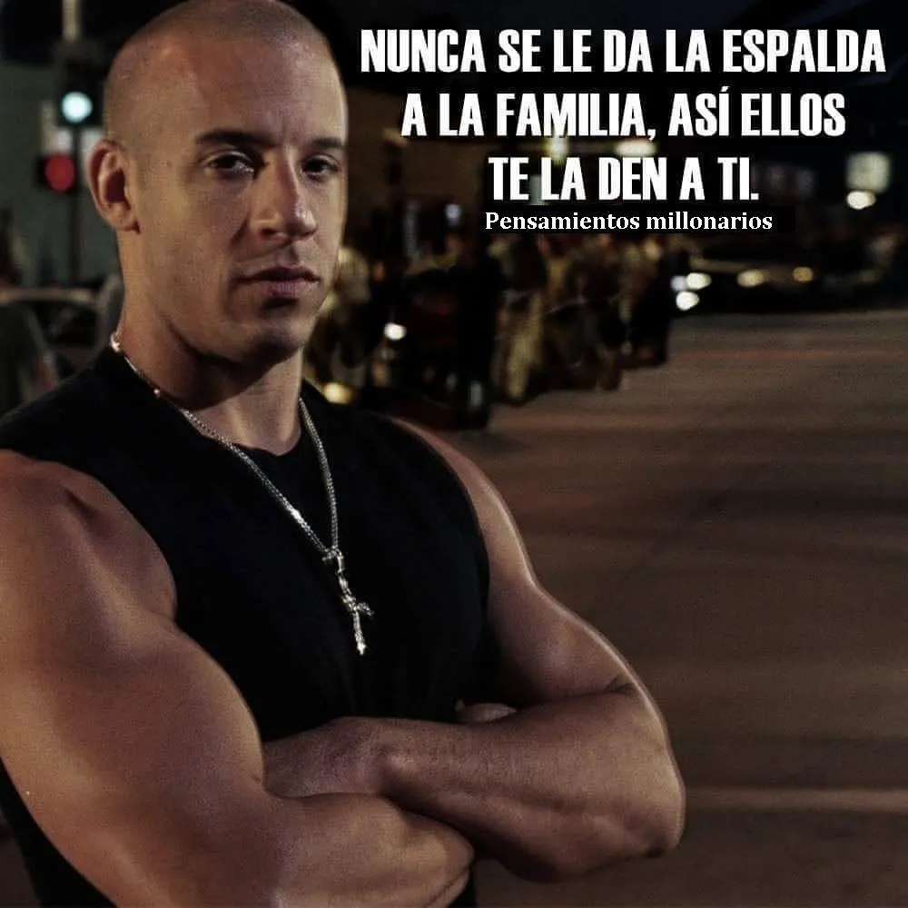 Nunca se le da la espalda a la familia.