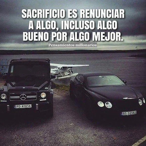 El sacrificio es renunciar a algo, incluso algo bueno, por algo mejor.