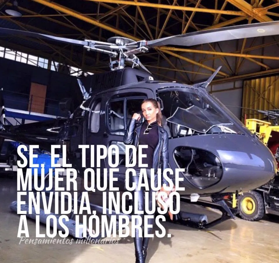 Sé el tipo de mujer que cause envidia, incluso a los hombres.