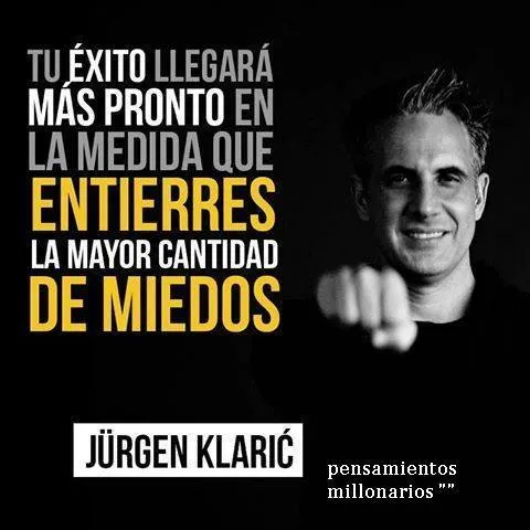 El éxito llegará más pronto en la medida que entierres la mayor cantidad de miedos.