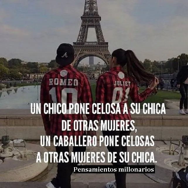 Un chico pone celosa a su chica de otras mujeres.