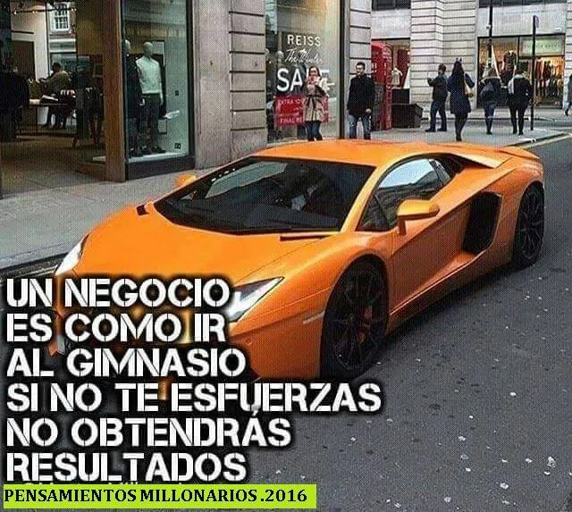Un negocio es como ir al gimnasio.