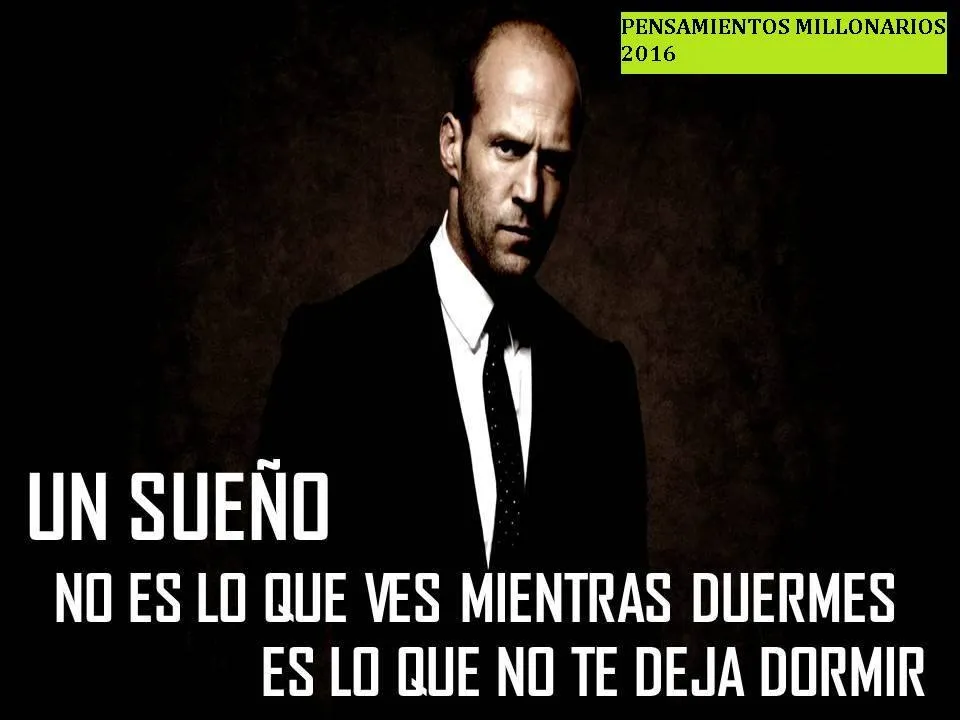 Un sueño no es lo que ves mientras duermes.