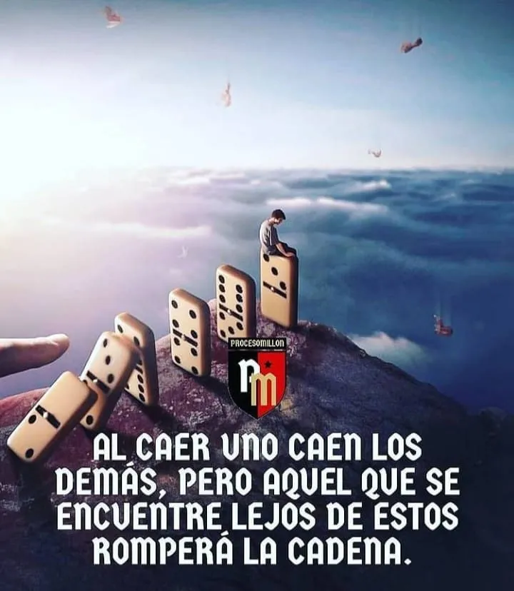 Al caer uno caen los demás.