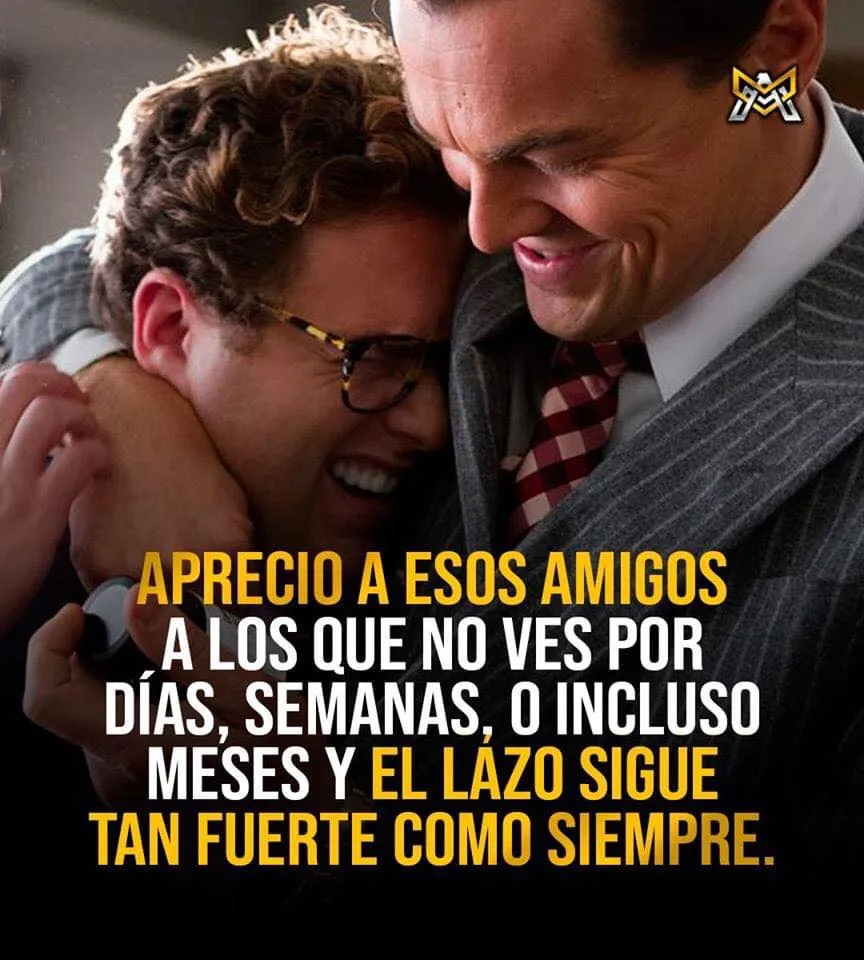 The first sentence is i appreciate those friends.