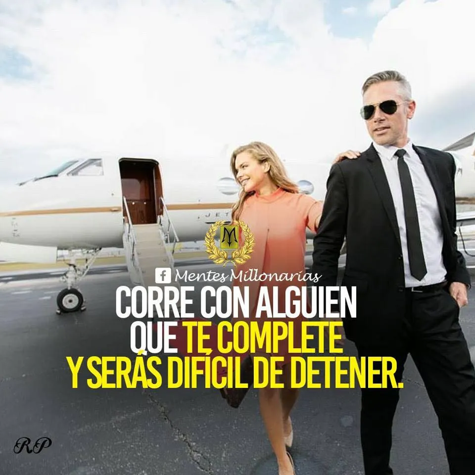 Encuentra a alguien que te complemente y serás difícil de detener.