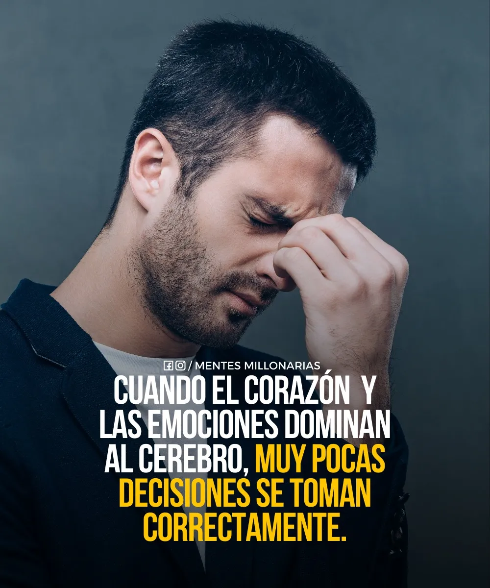 Cuando el corazón y las emociones dominan al cerebro. . .