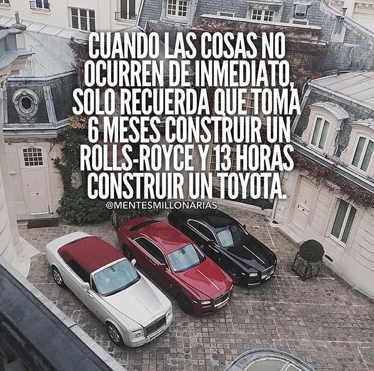 Cuando las cosas no ocurren de inmediato. . .