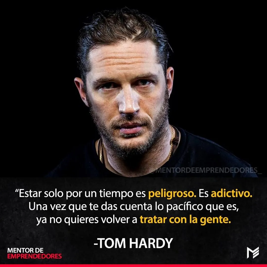 Estar solo por un tiempo es peligroso.  es adictivo.