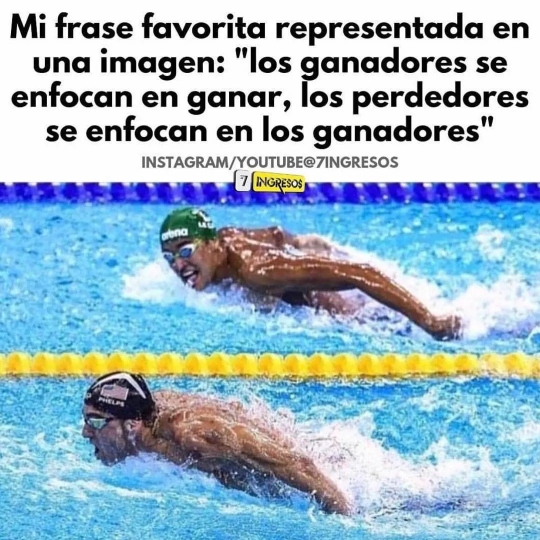 Mi frase favorita representada en una imagen.