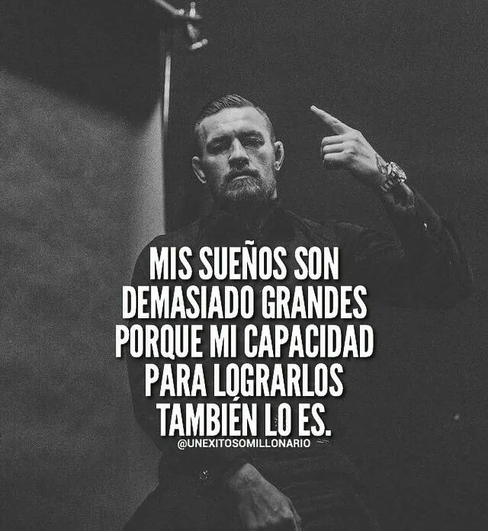 Mis sueños son demasiado grandes.