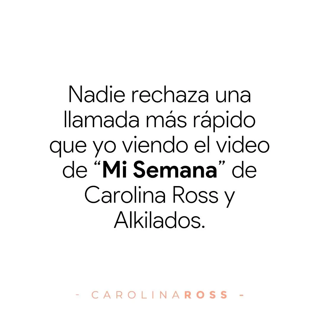 Nadie rechaza una llamada más rápido que yo viendo. . .