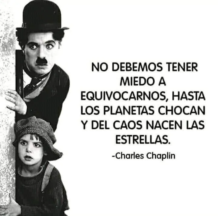 No debemos tener miedo a equivocarnos.