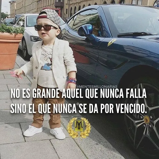 No es grande aquel que nunca falla.