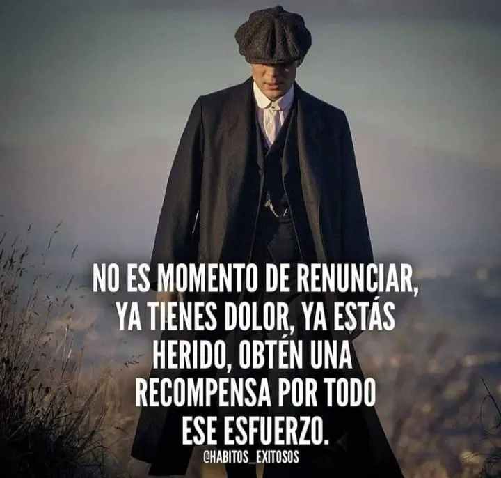 No es momento de renunciar, ya tienes dolor, ya estás herido.