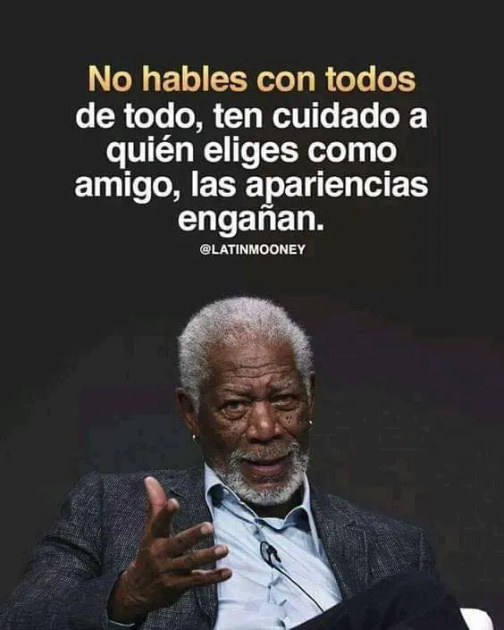 No hables con todos de todo.