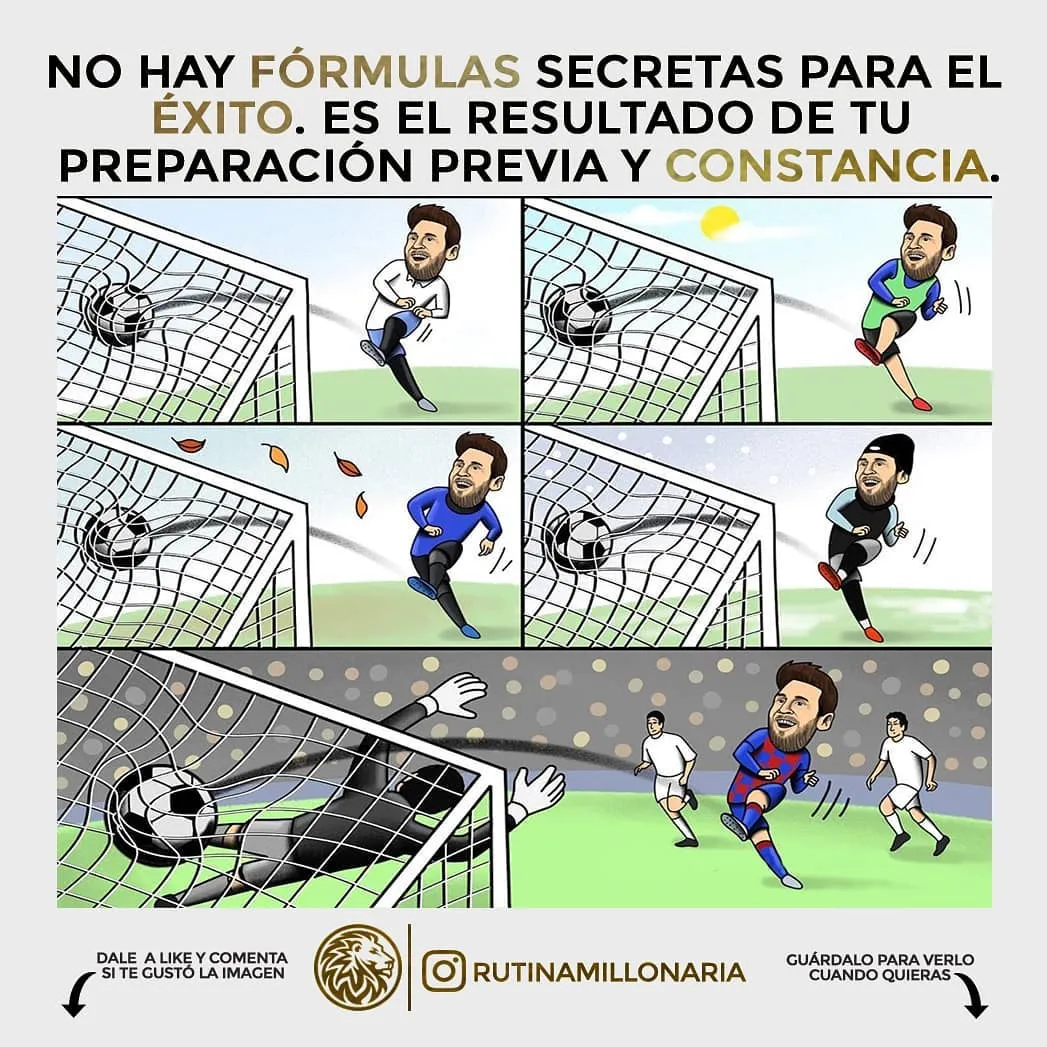 No hay fórmulas secretas para el éxito.