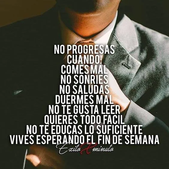 No progresas cuando comes mal.