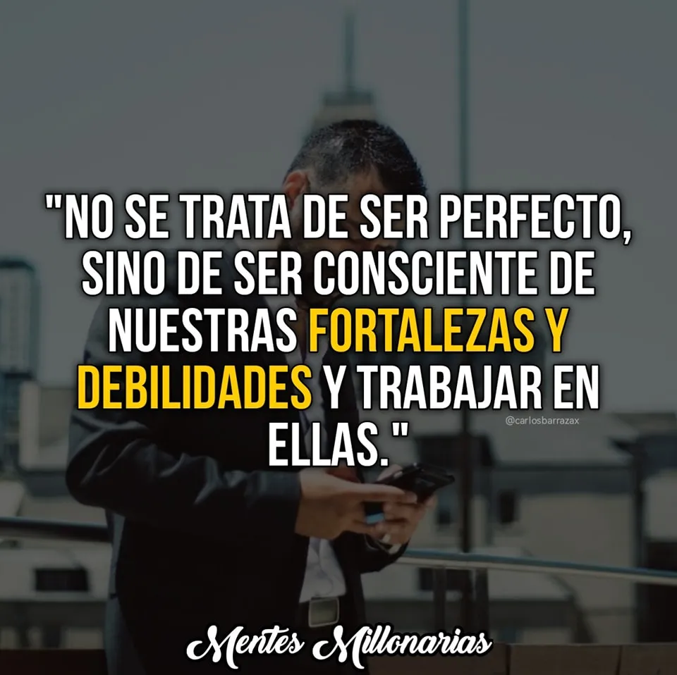 No se trata de ser perfecto.