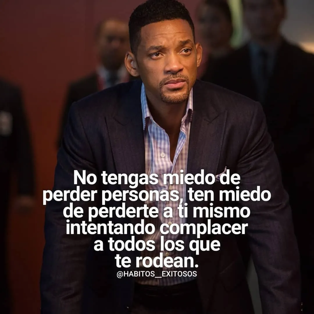 No tengas miedo de perder personas.