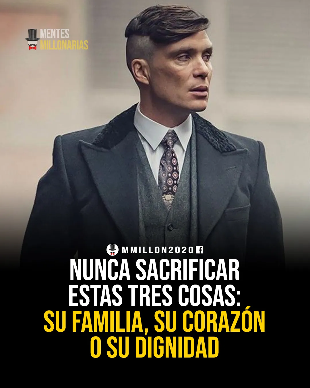 Nunca sacrifiques estas tres cosas tu familia, tu corazón o tu dignidad.
