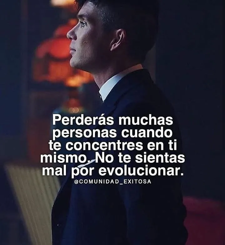 Perderás muchas personas cuando te concentres en ti mismo.