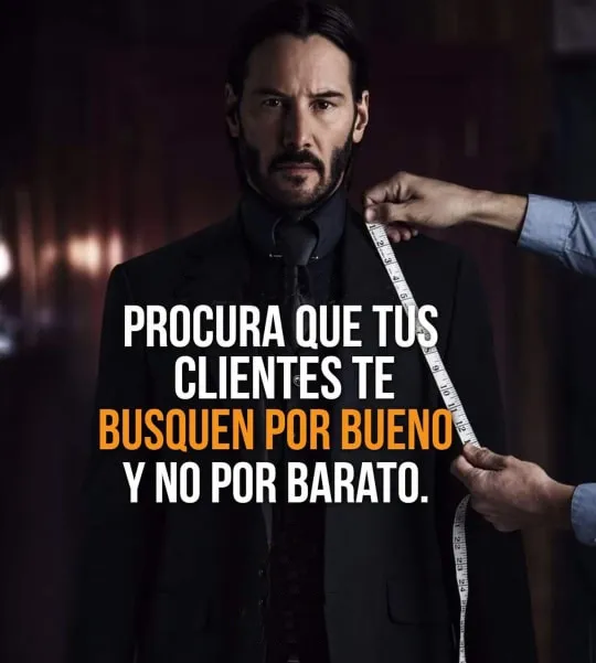 Procura que tus clientes te busquen por bueno y no por barato.