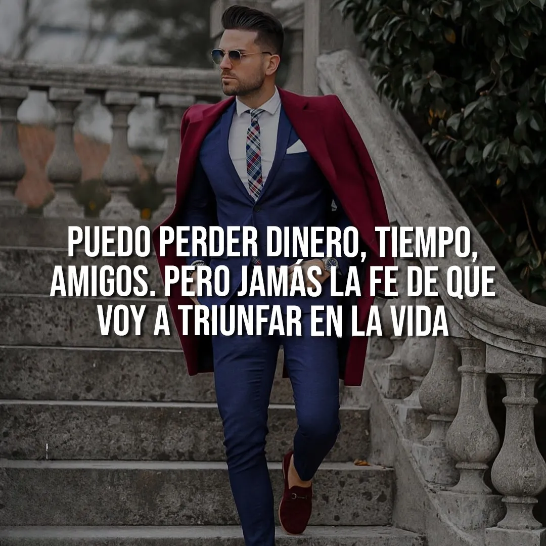 Puedo perder dinero, tiempo, amigos, pero jamás la fe.