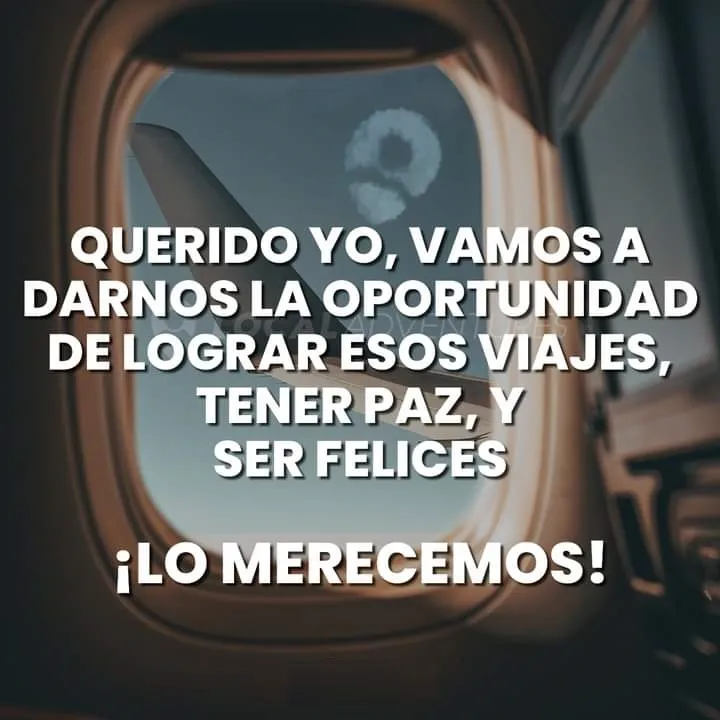 Querido yo, vamos a darnos la oportunidad.