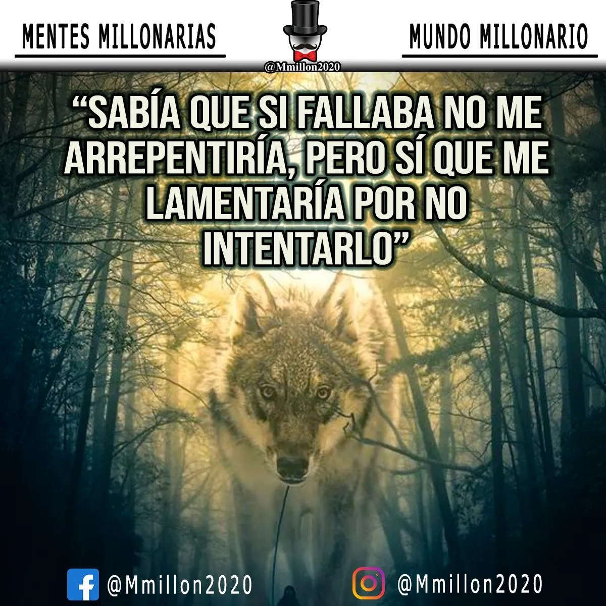 Sabía que si fallaba no me arrepentiría.