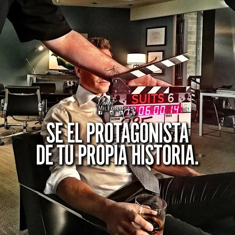 Sé el protagonista de tu propia historia.