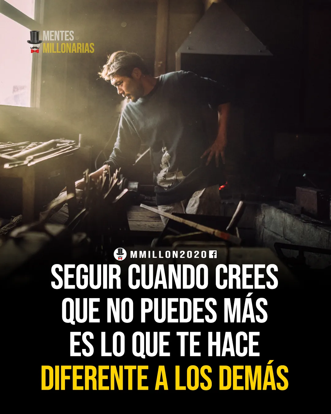 Seguir cuando crees que no puedes más es lo que te hace diferente a los demás.