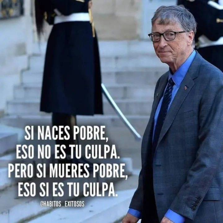 Si naces pobre, eso no es tu culpa.