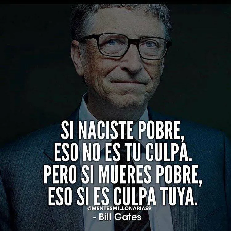 Si naciste pobre, eso no es tu culpa.