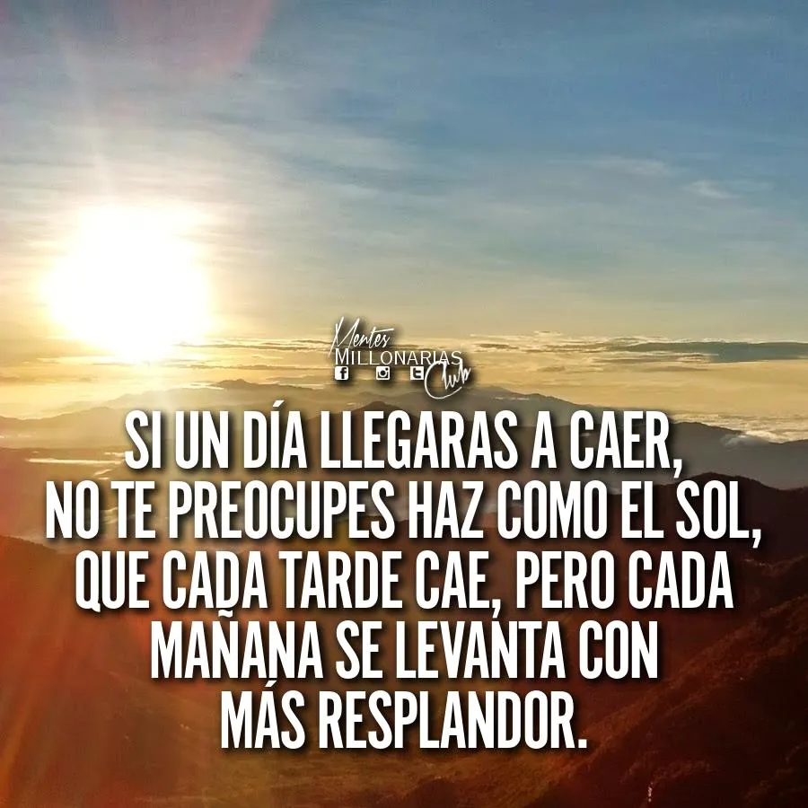 Si un día llegaras a caer.