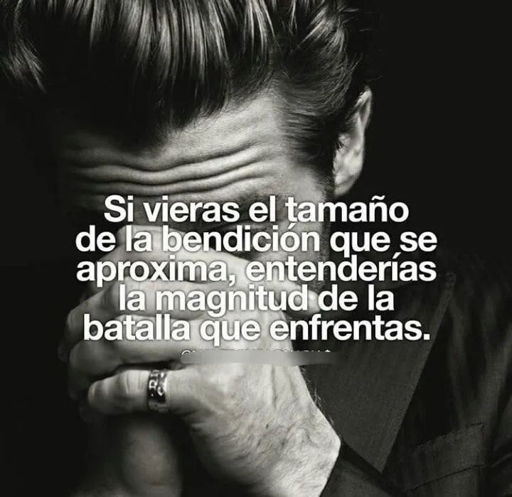 Si vieras el tamaño de la bendición que se aproxima. . .