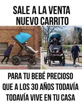 sale_a_la_venta_nuevo_carrito_para_tu_bebe_precioso_que_a_los_30_anos_todavia_vivia_en_tu_casa